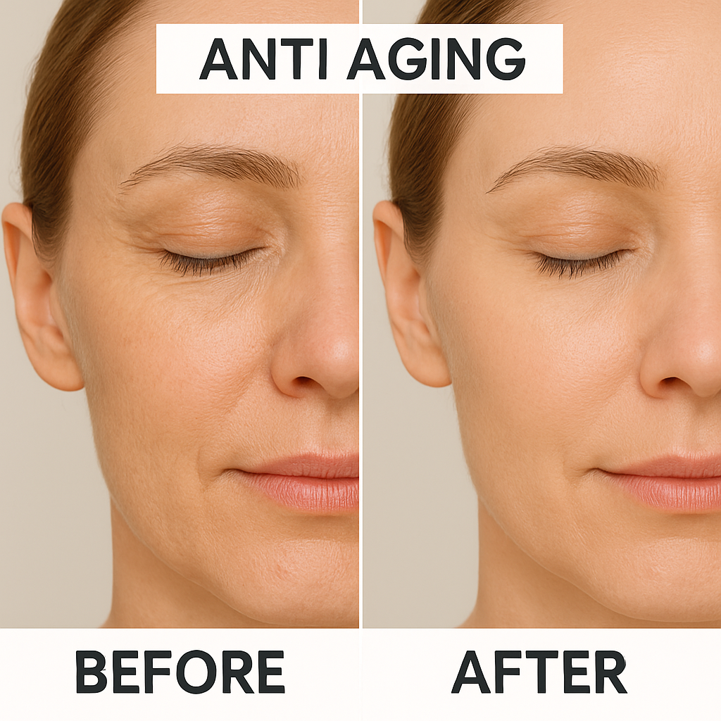 Anti-aging treatment results comparison